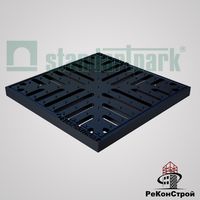 Решетка чугунная Basic (снежинка) к дождеприем., 300x300 в Орле